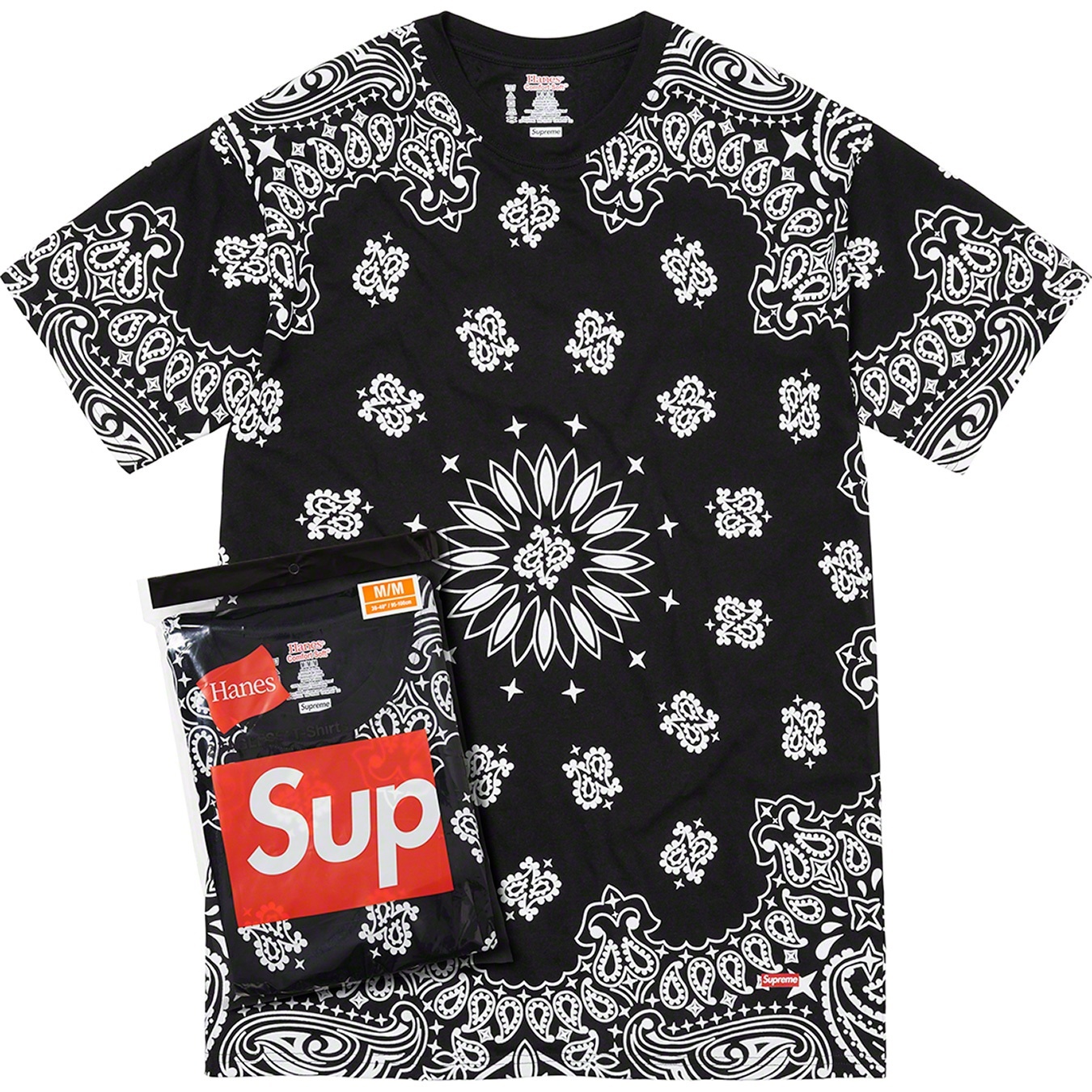Supreme®/Hanes® Bandana Tagless Tees (2 Pack) view 3